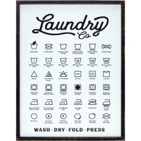 Wooden Laundry Sign