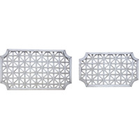 Woven Wood Wall Hanging (Set of 2)