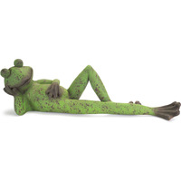 Laying Frog Figurine