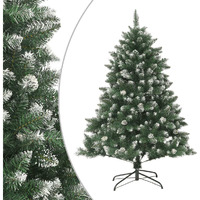 vidaXL Artificial Christmas Tree with Stand 59.1" PVC