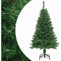 vidaXL Artificial Christmas Tree with Thick Branches Green 5 ft PVC