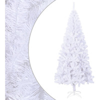 vidaXL Artificial Christmas Tree with Steel Stand 7 ft 910 Branches