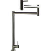 ALFI brand AB5018-BSS Brushed Stainless Steel Retractable Pot Filler Faucet