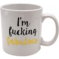 Attitude Mug I'm F*cking Fabulous Holds 22 fluid ounces(D0102H50Y4G.)