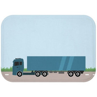 Truck On The Road Bath Mat(D0102HPKWYV.)