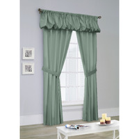 Prescott Rod Pocket Curtain Panel Window Dressing Set Measuring 80 x 63 in Sage