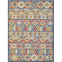 8 x 10 Multicolor Aztec Pattern Indoor Outdoor Area Rug