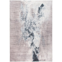 8 x 10 Sand Abstract Splash Modern Area Rug