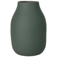 20 x 6 in colora Porcelain Vase  Agave green