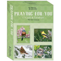 Family Treasures Wholesale 22476X Boxed - card Praying for You-Songbirds - Box of 12