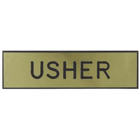 Swanson christian Supply 059432 Badge Usher Pin With Safety catch gold Formica