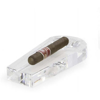 Bey-Berk International c310 crystal Single cigar Ashtray