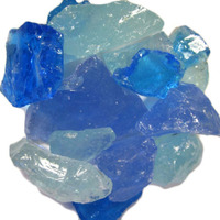 AZ Patio Heaters RgLASS-BB Recycled Fire Pit glass  Bahama Blend