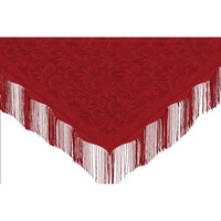Heritage Lace ALP-cR 62 x 72 in crimson Allure Poncho  crimson