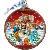 gDeBrekht 73877 christmas guardian Angel  Limited Edition glass Ball