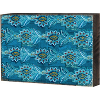 Designocracy 95016-12 Patterned Rustic Wooden Block Design graphic Art