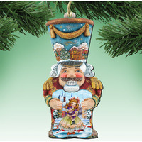 gDeBrekht 8116430 Old World Nutcracker Wooden christmas Ornament Set of 2