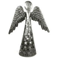 croix des Bouquets H Metalwork Angel - Wings Down- 14 in