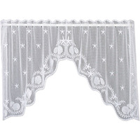 Heritage Lace 6400WS-36PR 72 x 36 in Tidepool Swag Pair  White