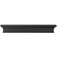 Pearl Mantels 610-60B Henry Mantel Shelf MDF in Black