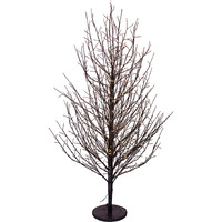 Kurt S Adler TR3252WW 4 ft Dark Brown Twig Tree with 1000 Warm White cluster Lights