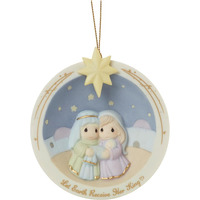 Precious Moments 252633 4 in Let Earth Receive Her King Nativity Ornament