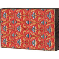 Designocracy 95017-12 Patterned Rustic Wooden Block Design graphic Art