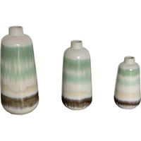 AFD Home 12013484 grey Sand Vase  Multi color - Set of 3