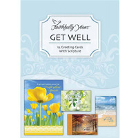 Faithfully Yours 166980 get Well card-Boxed - Thoughts of You - Box of 12