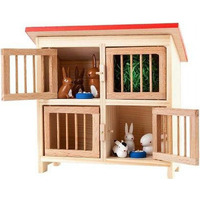 Dregeno Easter Ornaments Rabbit Hutch