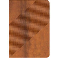 Span-NTV Bible - Large Print Zipper Edition with References, Brown Leather Like