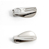 Bey-Berk International BB159S chrome Divot Tool with Ball Marker  Shoe Horn & cigar Holder - Silver