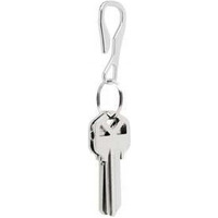 Key Smart 9013582 Stainless Steel Silver U-Shaped Key Ring