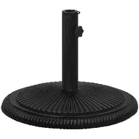 vidaXL Umbrella Base Black 17.7"x17.7"x11.8" Cast Iron