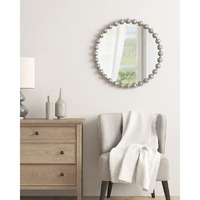 Marlowe Beaded Round Wall Mirror 27D(D0102HR7Y6J)
