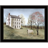Spring At White House Farm 4 Black Framed Print Wall Art