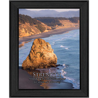 Strength 4 Black Framed Print Wall Art
