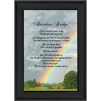 Rainbow Bridge 3 Black Framed Print Wall Art