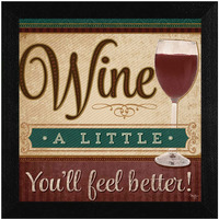 Youll Feel Better Black Framed Print Wall Art