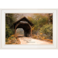 Live For Today 1 White Framed Print Wall Art