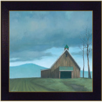 Lonesome Barn 2 Black Framed Print Wall Art