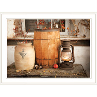 The Nail Keg 2 White Framed Print Wall Art