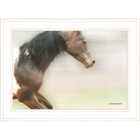 Leap Of Faith 2 White Framed Print Wall Art