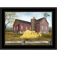 Farm Life 3 Black Framed Print Wall Art