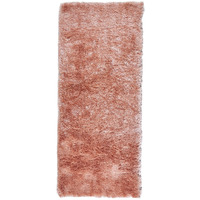 6 Pink Shag Tufted Handmade Runner Rug