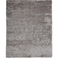 4 X 6 gray And Silver Shag Tufted Handmade Area Rug