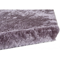 6 Purple Shag Tufted Handmade Runner Rug
