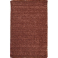2 X 3 Orange And Red Wool Hand Woven Stain Resistant Area Rug