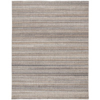 5 X 8 Brown And Taupe Wool Hand Woven Stain Resistant Area Rug