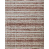 4 X 6 Tan Ivory And Pink Abstract Hand Woven Area Rug